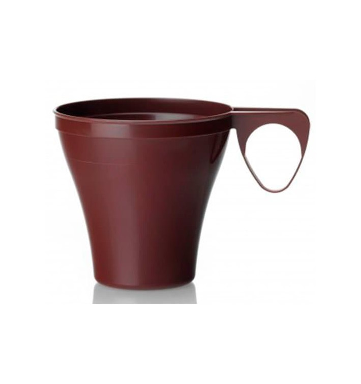 Tasse Plastique Dur Marron 80ml (40 Unités) Tasse Plastique Dur Marron 80ml (40 Unités)