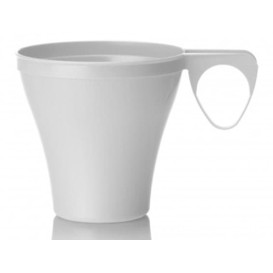 Tasse Plastique Dur Blanc 80ml (1.200 Unités)