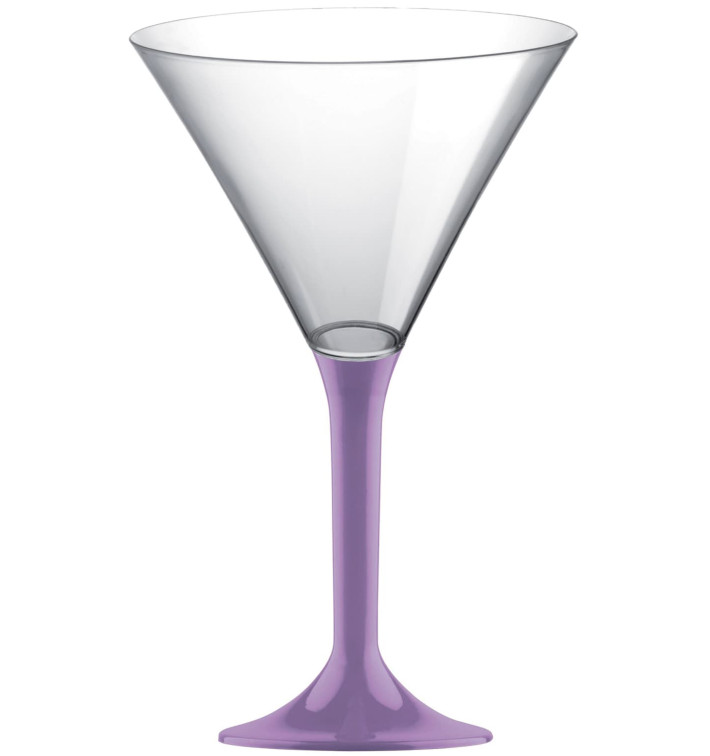 Flûte Plastique Cocktail Pied lilas185ml 2P (200 Utés) Flûte Plastique Cocktail Pied lilas185ml 2P (200 Utés)