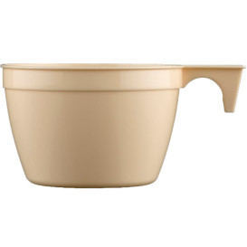 Tasse Plastique Cup Beige 190ml (25 Unités)