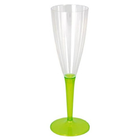 Verre à Cocktail Plastique Vert 100ml (6 Unités)