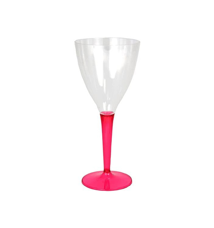 Verre à Vin Plastique Framboise 130ml (60 Utés) Verre à Vin Plastique Framboise 130ml (60 Utés)