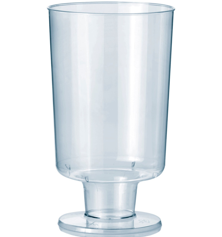 Verre à Pied en Plastique 150ml 1P (12 Utés) Verre à Pied en Plastique 150ml 1P (12 Utés)