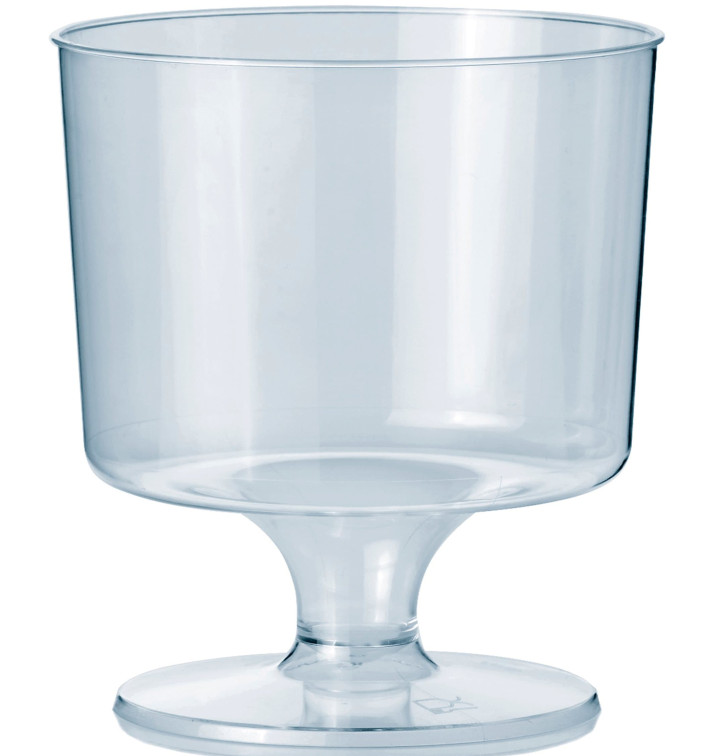 Verre à Pied en Plastique 170ml 1P (10 Utés) Verre à Pied en Plastique 170ml 1P (10 Utés)
