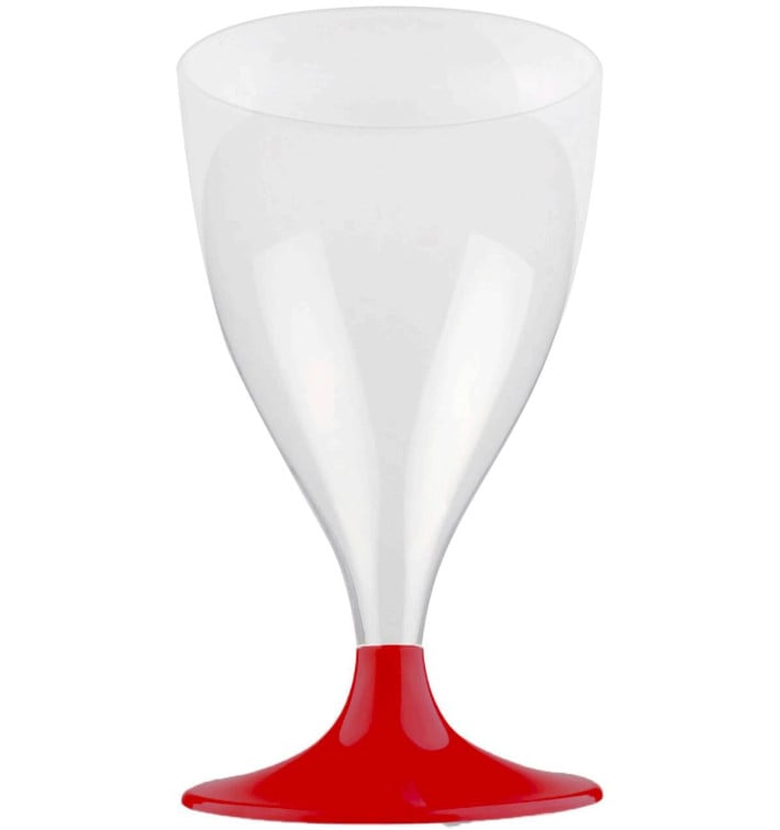 Flûte Plastique Vin Pied Bordeaux 200ml 2P (20 Utés) Flûte Plastique Vin Pied Bordeaux 200ml 2P (20 Utés)