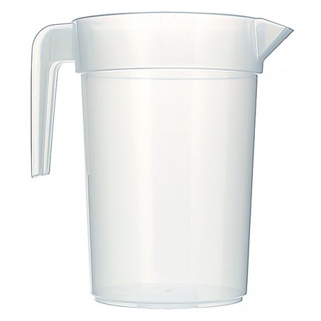 Carafe d'eau plastique de 1l "Incassable" (10 Utés)