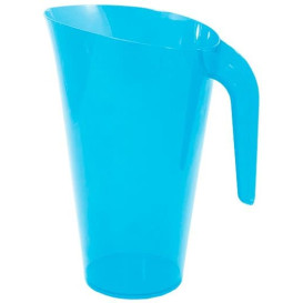 10 carafes réutilisables plastique transparent avec jauge 1,4 l - RETIF