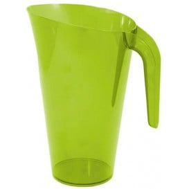 Carafe Plastique Vert Réutilisable 1.500 ml (1 Unité)