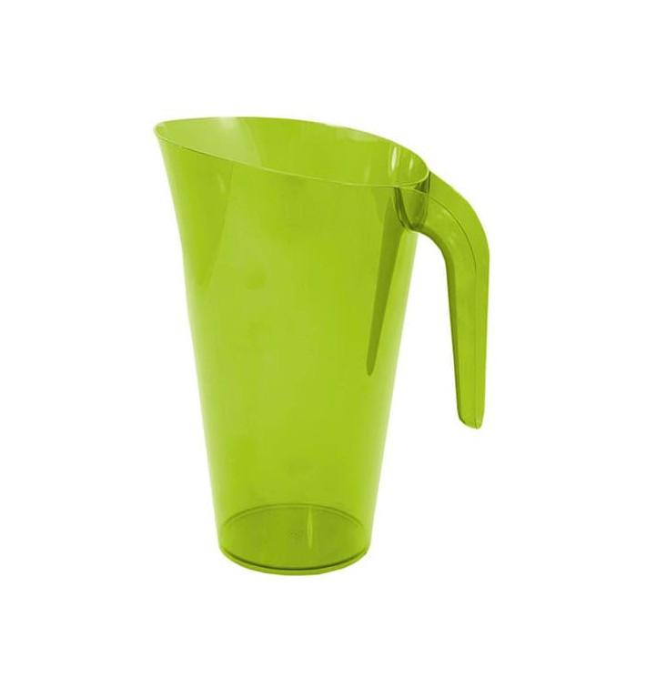 Carafe Plastique Vert Réutilisable 1.500 ml (20 Unités)