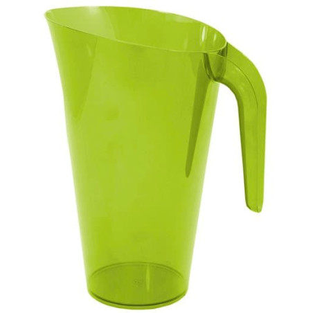Carafe Plastique Vert Réutilisable 1.500 ml (20 Unités)