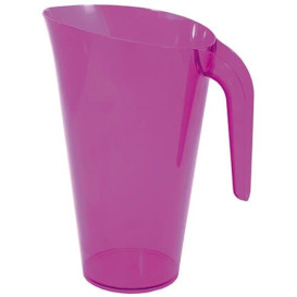 Carafe Plastique Aubergine Réutilisable 1.500 ml (20 Unités)