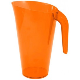 Carafe Plastique Orange Réutilisable 1.500 ml (1 Unité)