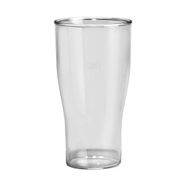 Verre Réutilisable SAN Pour Bière Transp. 350ml (5 Utés)