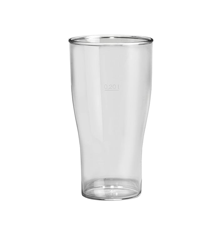 Verre Réutilisable SAN Pour Bière Transp. 350ml (5 Utés) Verre Réutilisable SAN Pour Bière Transp. 350ml (5 Utés)