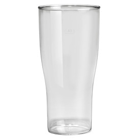 Verre Réutilisable SAN Pour Bière Transp. 400ml (5 Utés)