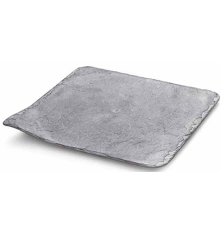Assiette Ardoise Synthétique Dégustation 20x20 cm (100 Utés) Assiette Ardoise Synthétique Dégustation 20x20 cm (100 Utés)