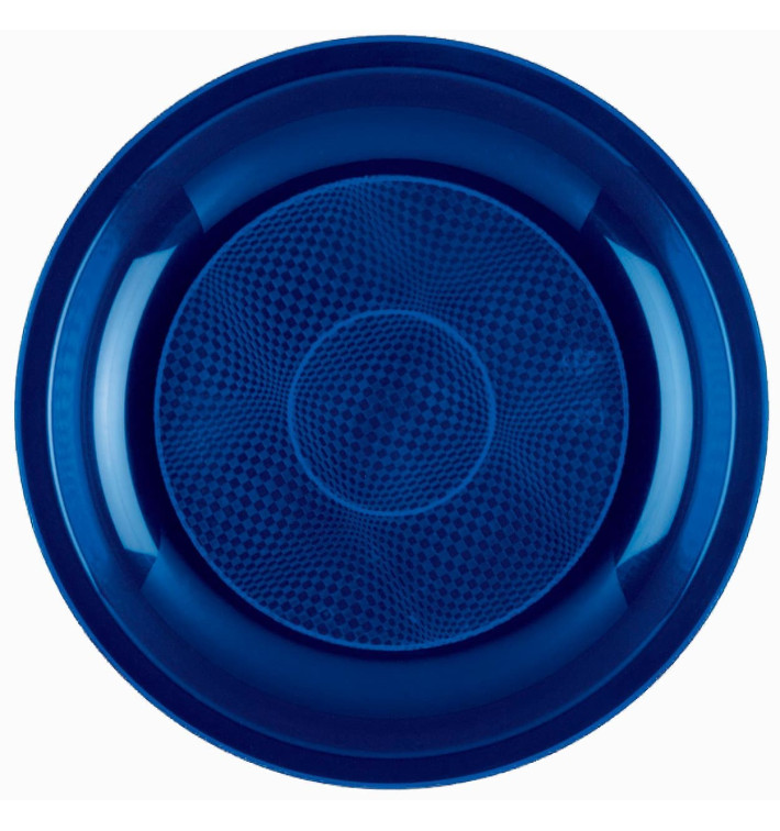 Assiette Plastique Réutilisable Plate Bleu PP Ø220mm (600 Utés) Assiette Plastique Réutilisable Plate Bleu PP Ø220mm (600 Utés)