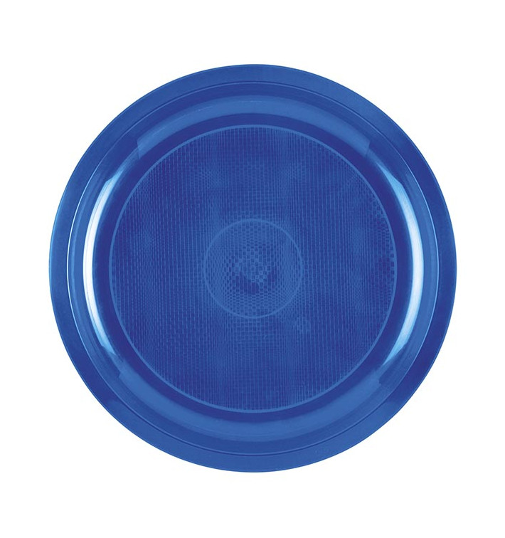 Assiette en Plastique Bleu Mediterranée Round PP Ø290mm (300 Utés) Assiette en Plastique Bleu Mediterranée Round PP Ø290mm (300 Utés)