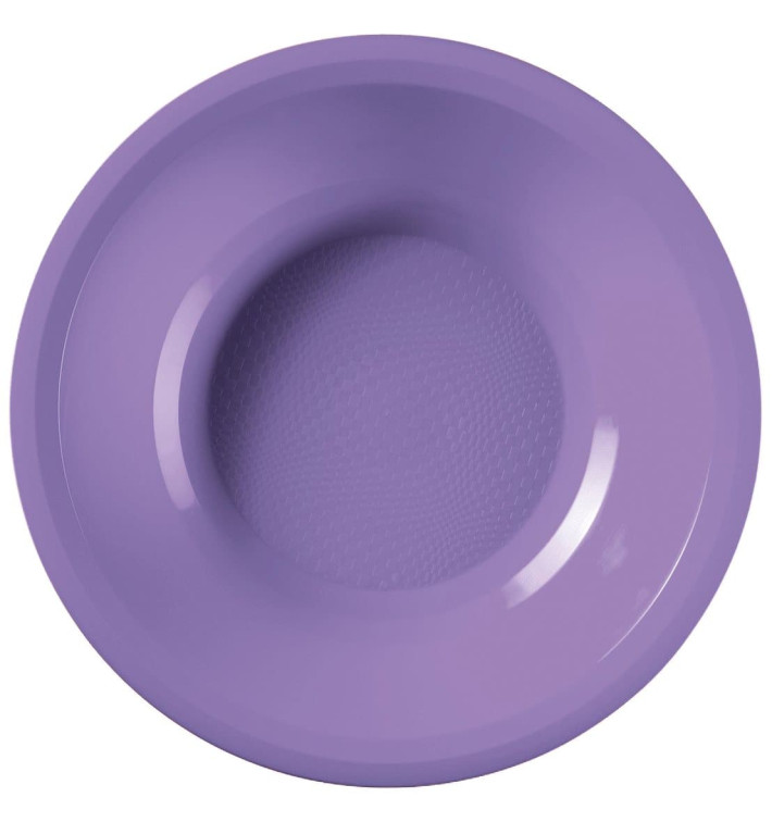 Assiette Plastique Réutilisable Creuse Lilas PP Ø195mm (600 Utés) Assiette Plastique Réutilisable Creuse Lilas PP Ø195mm (600 Utés)