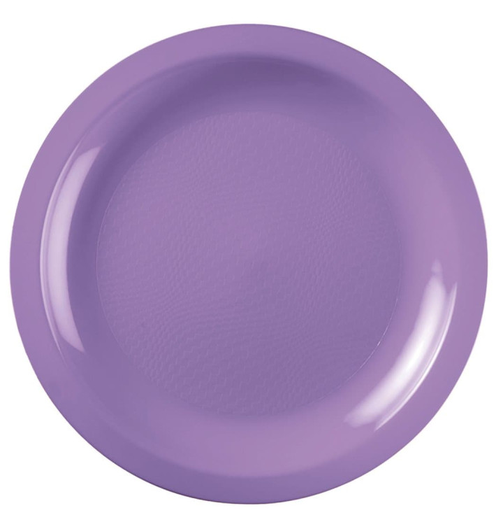 Assiette Plastique Réutilisable Plate Lilas PP Ø220mm (50 Utés) Assiette Plastique Réutilisable Plate Lilas PP Ø220mm (50 Utés)