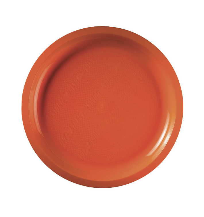 Assiette Plastique Réutilisable Orange PP Ø290mm (25 Utés) Assiette Plastique Réutilisable Orange PP Ø290mm (25 Utés)