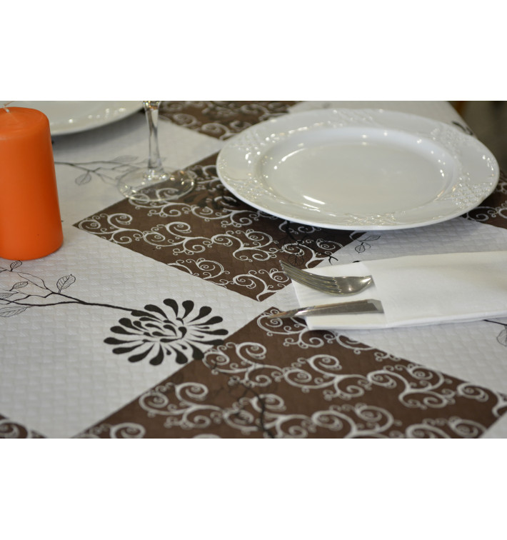 Nappe en papier 1x1m "Magnolia Nema" 37g (400 Unités) Nappe en papier 1x1m "Magnolia Nema" 37g (400 Unités)