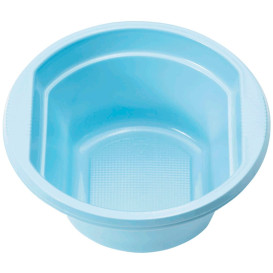 Bol Plastique PS Bleu Clair 250ml Ø12cm (30 unités)