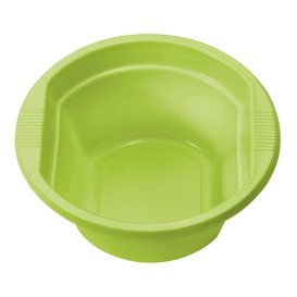 Bol Plastique PS Vert citron 250ml Ø12cm (660 unités)