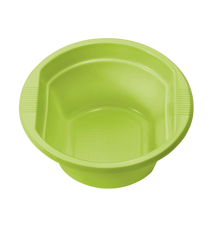 Bol Plastique PS Vert citron 250ml Ø12cm (660 unités)