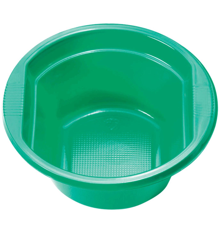 Bol Plastique PS Vert 250ml Ø12cm (30 unités) Bol Plastique PS Vert 250ml Ø12cm (30 unités)