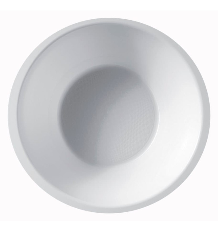 Bol en Plastique PP Blanc 450ml Ø15,5cm (50 Utés) Bol en Plastique PP Blanc 450ml Ø15,5cm (50 Utés)