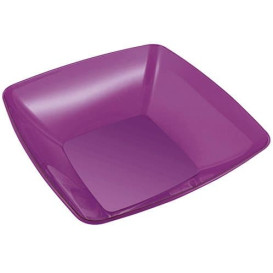 Bol PS Cristal Dur Aubergine 3500ml 28x28cm (20 Utés)