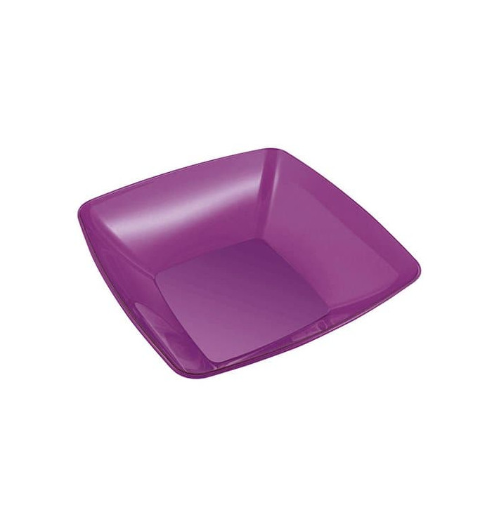 Bol PS Cristal Dur Aubergine 3500ml 28x28cm (20 Utés) Bol PS Cristal Dur Aubergine 3500ml 28x28cm (20 Utés)