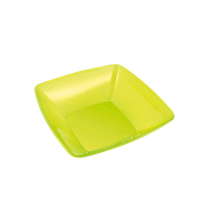 Bol PS Cristal Dur Vert 3500ml 28x28cm (20 Utés) Bol PS Cristal Dur Vert 3500ml 28x28cm (20 Utés)