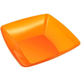 Bol PS Cristal Dur Orange 3500ml 28x28cm (1 Uté)