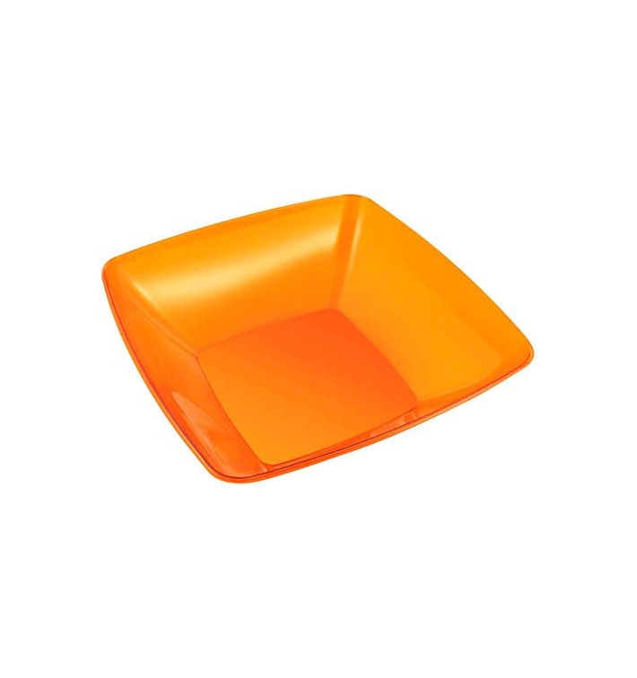 Bol PS Cristal Dur Orange 3500ml 28x28cm (1 Uté) Bol PS Cristal Dur Orange 3500ml 28x28cm (1 Uté)