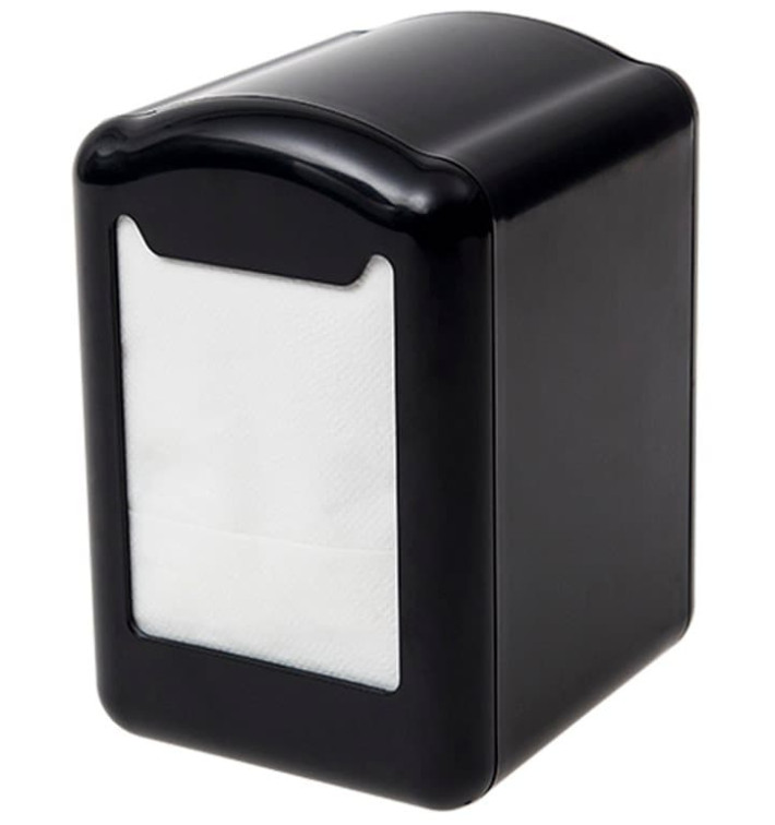 Distributeur à Serviettes Plastique Noir 17x17cm (12 Unités) Distributeur à Serviettes Plastique Noir 17x17cm (12 Unités)
