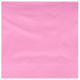 Serviette en Papier Ouate 40x40cm Rose (50 Utés)