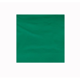 Serviette Papier à Cocktail 25x25cm Vert (3400 Utés)