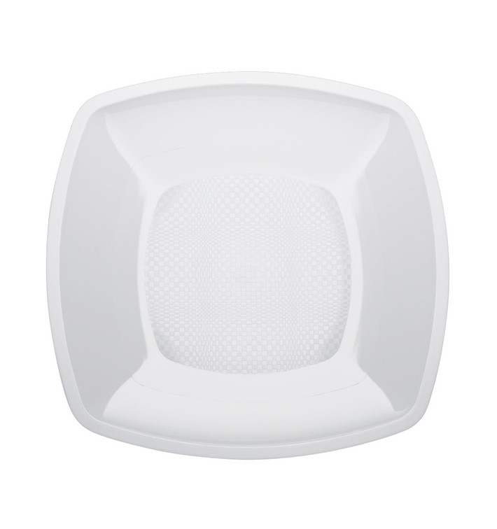 Assiette Plastique Réutilisable Plate Blanc PP 180mm (25 Utés) Assiette Plastique Réutilisable Plate Blanc PP 180mm (25 Utés)