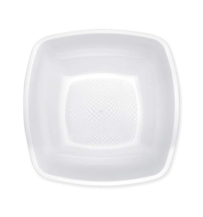 Assiette Plastique Réutilisable Creuse Blanc PP 180mm (300 Utés) Assiette Plastique Réutilisable Creuse Blanc PP 180mm (300 Utés)