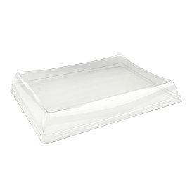 Couvercle en Plastique PET pour Plateau 220x160mm. (50 Unités)