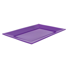 Plateau Plastique Lilas Rectang. 330x225mm (180 Utés)