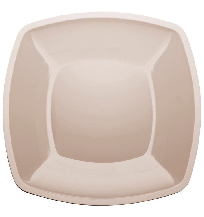 Assiette Plastique Réutilisable Plate Beige PS 300mm (12 Utés) Assiette Plastique Réutilisable Plate Beige PS 300mm (12 Utés)