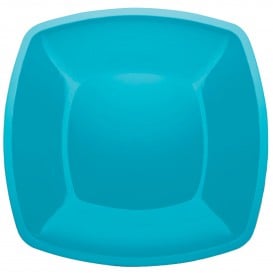 Assiette Plate Turquoise Square PS 300mm (12 Utés)