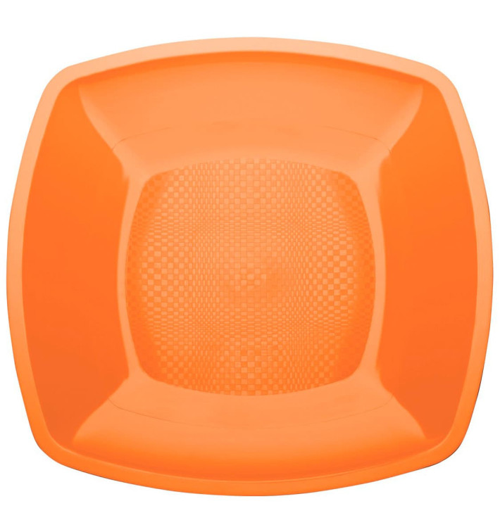 Assiette Plastique Réutilisable Plate Orange PP 230mm (300 Utés) Assiette Plastique Réutilisable Plate Orange PP 230mm (300 Utés)