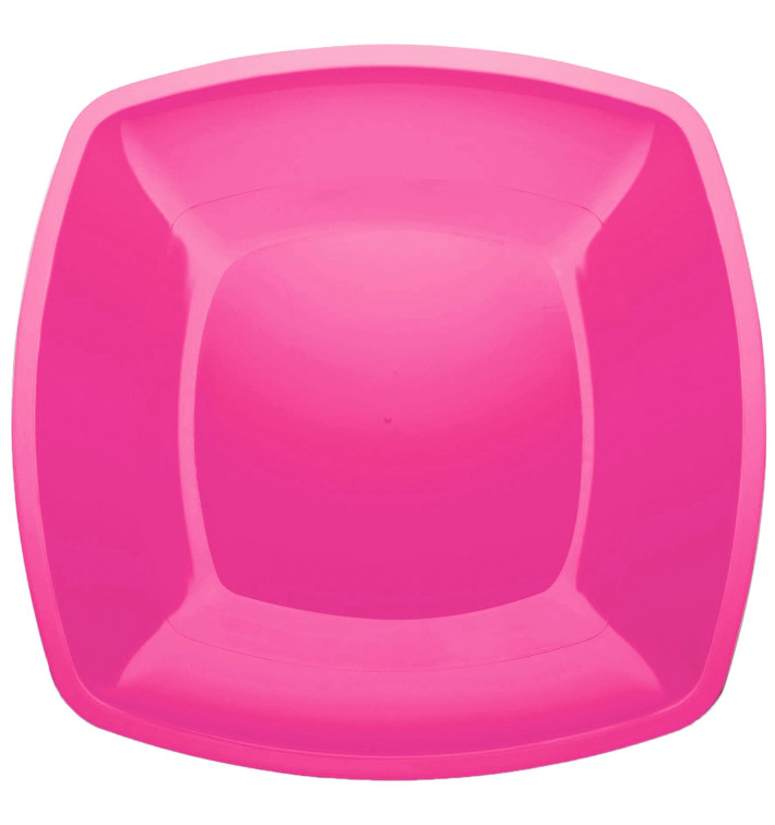 Assiette Plastique Réutilisable Plate Fuchsia PS 300mm (12 Utés) Assiette Plastique Réutilisable Plate Fuchsia PS 300mm (12 Utés)