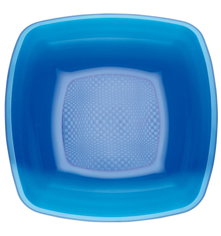 Assiette Plastique Réutilisable Creuse Bleu Transp. PS 180mm (300 Utés) Assiette Plastique Réutilisable Creuse Bleu Transp. PS 180mm (300 Utés)
