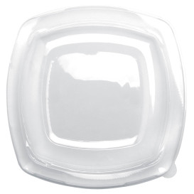 Couvercle Plastique Réutilisable Transp.  PET pour Assiette 230mm (25 Utés)