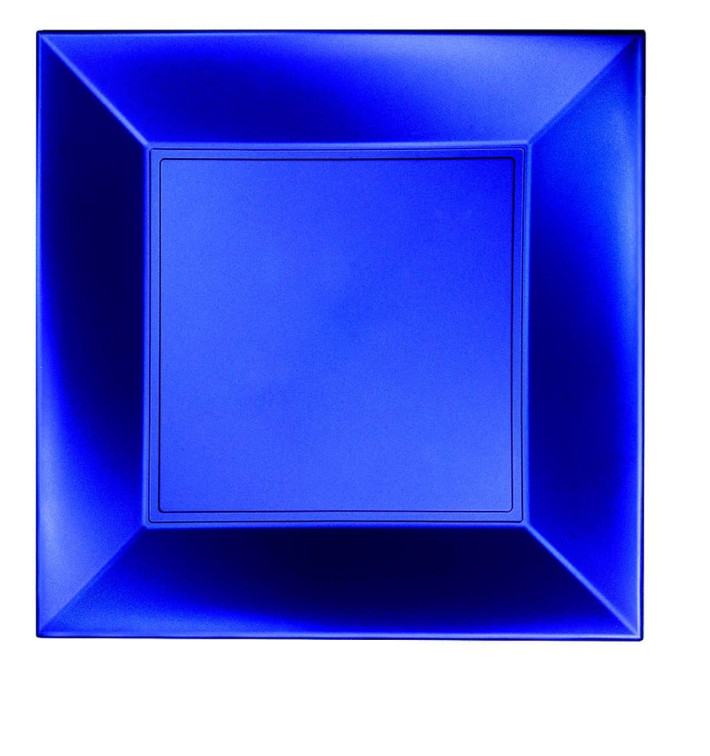 Assiette Plastique Réutilisable Plate Bleu Pearl PP 290mm (144 Utés) Assiette Plastique Réutilisable Plate Bleu Pearl PP 290mm (144 Utés)